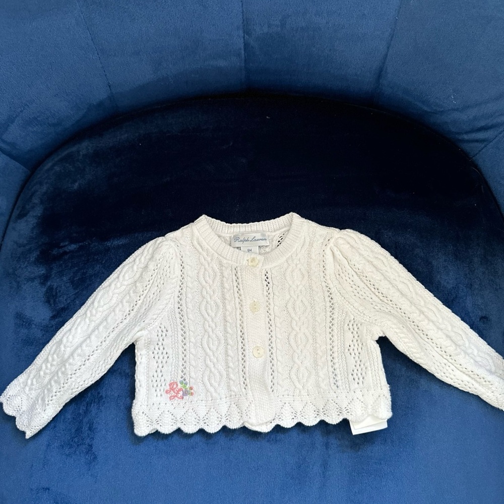 NWT gorgeous Ralph Lauren cardigan